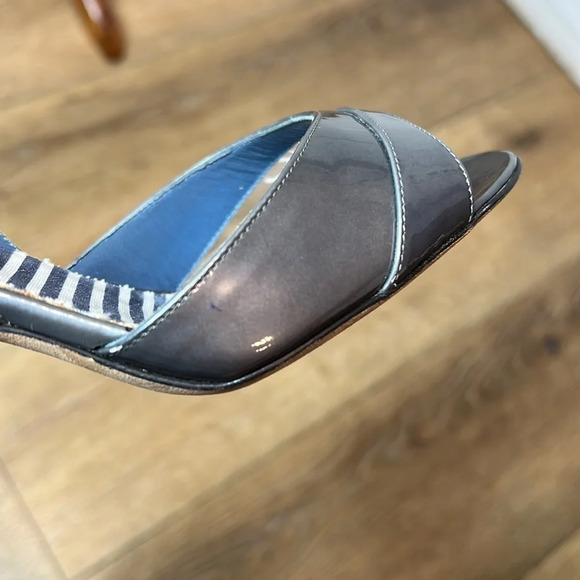 Manolo Blahnik D’Orsay Heel in Canti/Blue Size 37/7US - Picture 13 of 14